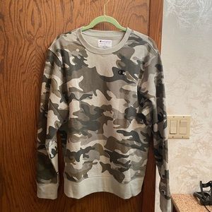 Camo Champion Crewneck
